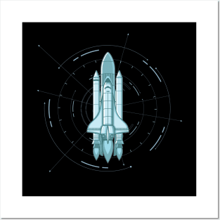 Modern NASA Space Shuttle Posters and Art